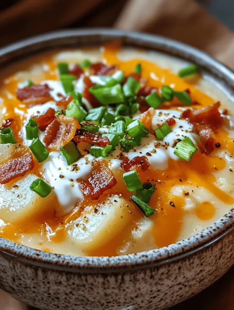 When the chill of winter settles in or a rainy day calls for something warm and comforting, there’s nothing quite like a bowl of loaded baked potato soup. This creamy, savory dish envelops you in warmth, offering a delicious escape from the cold. Perfect for family dinners or casual gatherings, loaded baked potato soup transforms humble ingredients like potatoes, cheese, and bacon into a heartwarming meal that evokes nostalgia and comfort.