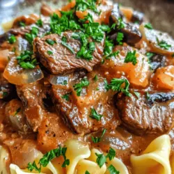 Beef Stroganoff is a time-honored classic that has earned its place in kitchens around the world as a quintessential comfort food. With its rich, creamy sauce enveloping tender pieces of beef, this dish is perfect for cozy family dinners or elegant gatherings alike. The allure of Beef Stroganoff lies not only in its delectable flavor but also in the warmth it brings to the table, making it a go-to recipe for many home cooks.