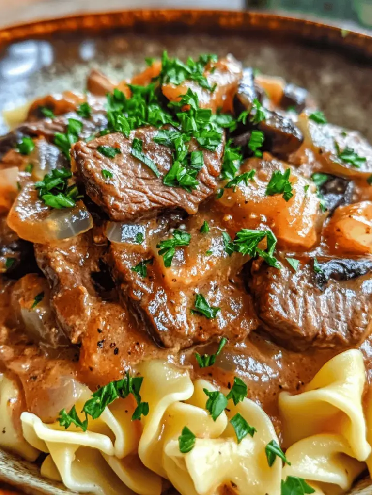 Beef Stroganoff is a time-honored classic that has earned its place in kitchens around the world as a quintessential comfort food. With its rich, creamy sauce enveloping tender pieces of beef, this dish is perfect for cozy family dinners or elegant gatherings alike. The allure of Beef Stroganoff lies not only in its delectable flavor but also in the warmth it brings to the table, making it a go-to recipe for many home cooks.