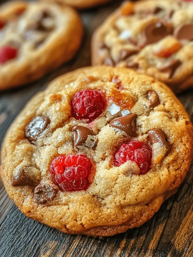 Welcome to the world of baking where the delightful combination of chocolate and fruit creates a symphony of flavors that tantalize the taste buds. Today, we’re diving into the recipe for Raspberry Chocolate Chip Cookies, a treat that beautifully marries the rich sweetness of chocolate with the refreshing tartness of raspberries. These cookies are not just a dessert; they are an experience, a moment of indulgence that can brighten any day.