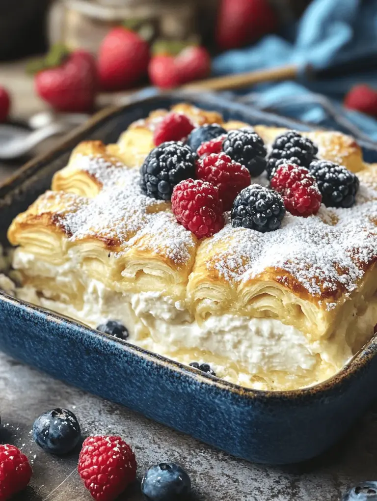 Crescent roll dough is the star of this casserole, providing a flaky, buttery base that complements the creamy cheesecake filling. You can find crescent roll dough in the refrigerated section of most grocery stores, typically sold in tubes. Popular brands include Pillsbury and Trader Joe’s, both of which offer reliable quality.