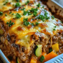 In the realm of comfort food, few dishes evoke the same warmth and nostalgia as a classic meatloaf. However, when you transform this beloved dish into a Cheesy Loaded Meatloaf Casserole with Vegetables, you elevate it to a whole new level of deliciousness. This casserole is not just about satisfying your hunger; it is a celebration of flavors, textures, and nutrition that is perfect for family dinners, gatherings, or even meal prep for the week.