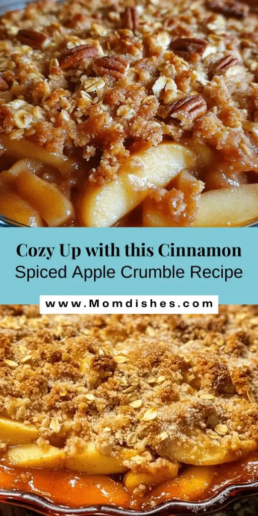 Embrace the warmth of autumn with this Cozy Cinnamon Spiced Apple Crumble recipe! Perfect for family gatherings or cozy nights in, this dessert features a delightful blend of sweet and tart apples topped with a crunchy crumble infused with cinnamon and nutmeg. Learn how to combine fresh ingredients like Honeycrisp and Granny Smith apples with lemon juice and spices for a heartwarming treat. Discover the joy of homemade desserts and create lasting memories around the table!