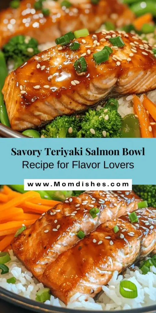 Discover the deliciousness of Teriyaki Salmon Bowl Delight, a fusion of health and flavor inspired by Japanese cuisine. This recipe features tender, marinated salmon paired with fluffy jasmine rice and vibrant vegetables, all topped with a sweet-savory teriyaki sauce. Packed with omega-3 fatty acids and essential vitamins, it’s a nourishing meal that doesn’t compromise on taste. Perfect for any occasion! #TeriyakiSalmon #HealthyEating #JapaneseCuisine #DeliciousRecipes #MealPrep #Foodie