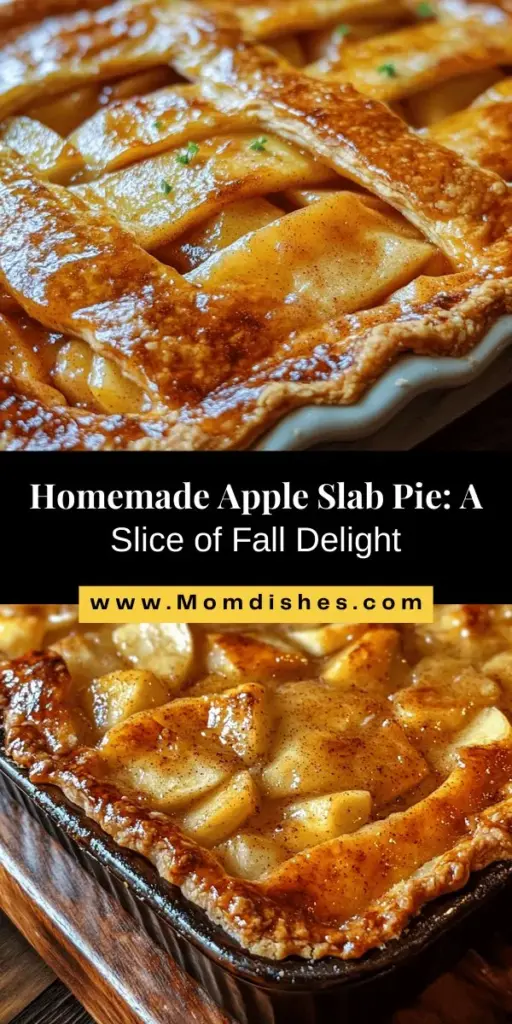 Indulge in the comforting flavors of fall with this deliciously home-baked apple slab pie recipe. Perfect for gatherings, this delightful dessert features a flaky, buttery crust and spiced apple filling that will impress your guests. Easy to make and visually stunning, each slice offers a perfect balance of sweet and tart. Find out how to create this mouthwatering treat that brings everyone together! #AppleSlabPie #HomeBaking #DessertRecipe #FallBaking #SweetTooth