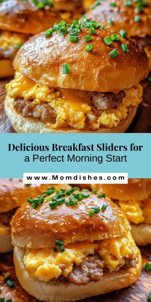 Kick-start your morning with these delightful breakfast sliders! Perfectly sized for busy weekdays or leisurely brunches, these mini sandwiches combine fluffy scrambled eggs, savory sausage or crispy bacon, and melted cheese all tucked into soft, buttery rolls. Customize them to suit any taste or dietary preference, making them an ideal meal prep option. Impress friends and family with this versatile, tasty breakfast treat! #BreakfastSliders #BrunchIdeas #MealPrep #DeliciousEats #EasyRecipes