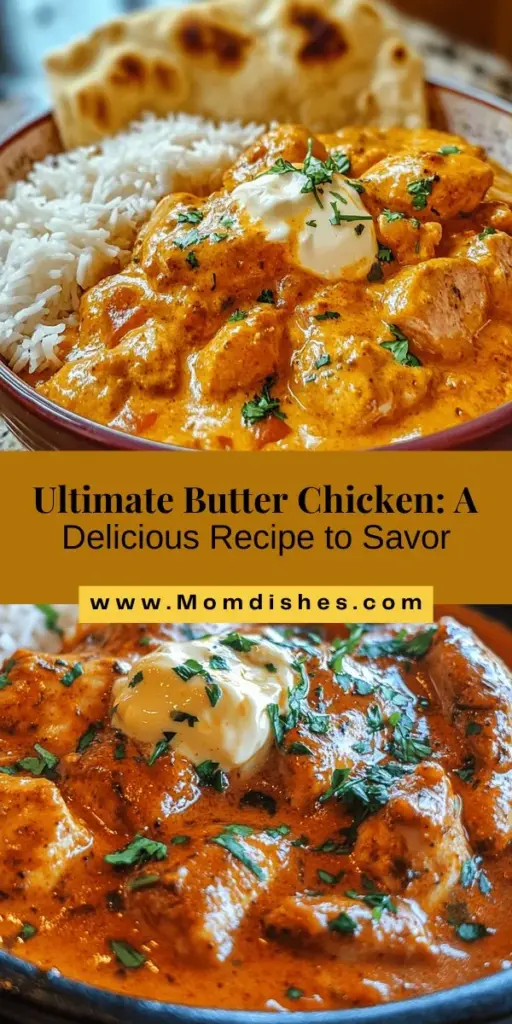 Discover the joy of making the best Butter Chicken with this comprehensive guide that celebrates the rich history and flavors of this iconic dish. Learn about its origins, cultural significance, and step-by-step instructions for creating a creamy, spiced sauce that perfectly complements succulent chicken. Whether for a festive gathering or a cozy dinner at home, this recipe promises to impress. Dive into this culinary delight today! #ButterChicken #IndianCuisine #FoodLovers #CookingAtHome #CulinaryDelight #ComfortFood