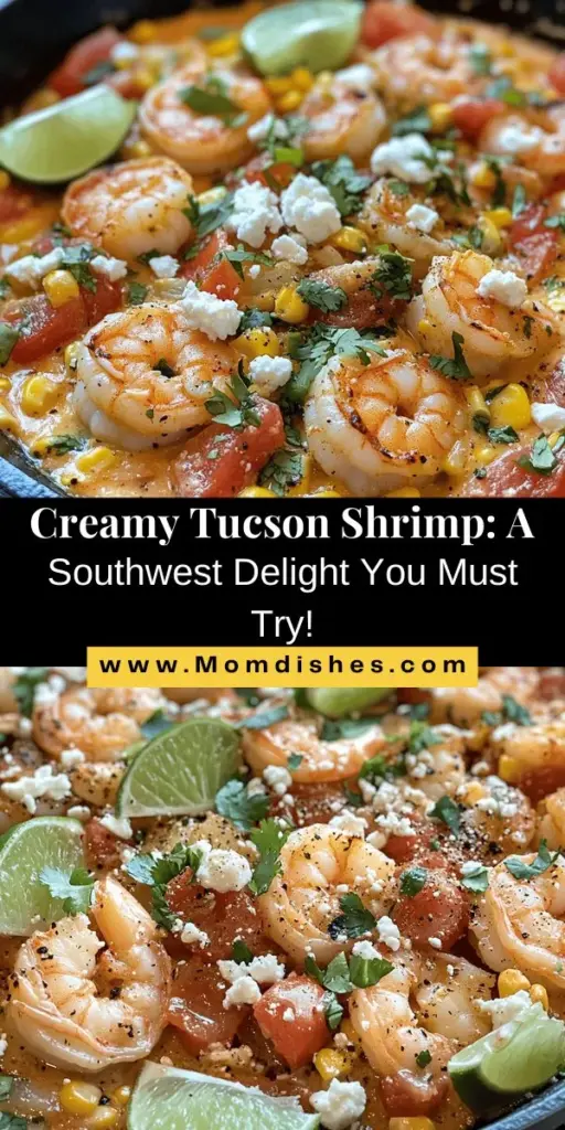 Discover the delightful flavors of the Southwest with Creamy Tucson Shrimp! This rich and creamy dish blends succulent shrimp with vibrant spices, fresh vegetables, and a zesty finish. Perfect for any occasion—whether a casual dinner or a special gathering—this recipe is as versatile as it is delicious. Pair it with rice or tortillas and enjoy a taste of Tucson in every bite. Dive into this culinary adventure! #CreamyTucsonShrimp #SeafoodLovers #TucsonEats #CookingAdventure #DeliciousRecipes #SouthwestCuisine #EasyRecipes