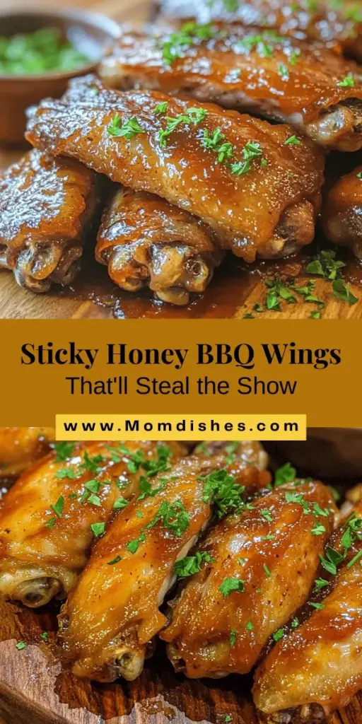 Discover the irresistible flavor of sweet and sticky honey BBQ wings with this easy recipe that’s perfect for any occasion. These wings combine the delightful sweetness of honey with tangy BBQ sauce, creating a finger-licking treat that everyone will love. Ideal for game days, family gatherings, or casual dinners, they deliver a perfectly crispy texture and deep flavor thanks to a thoughtful marinade and baking method. Elevate your next gathering with these deliciously comforting wings!