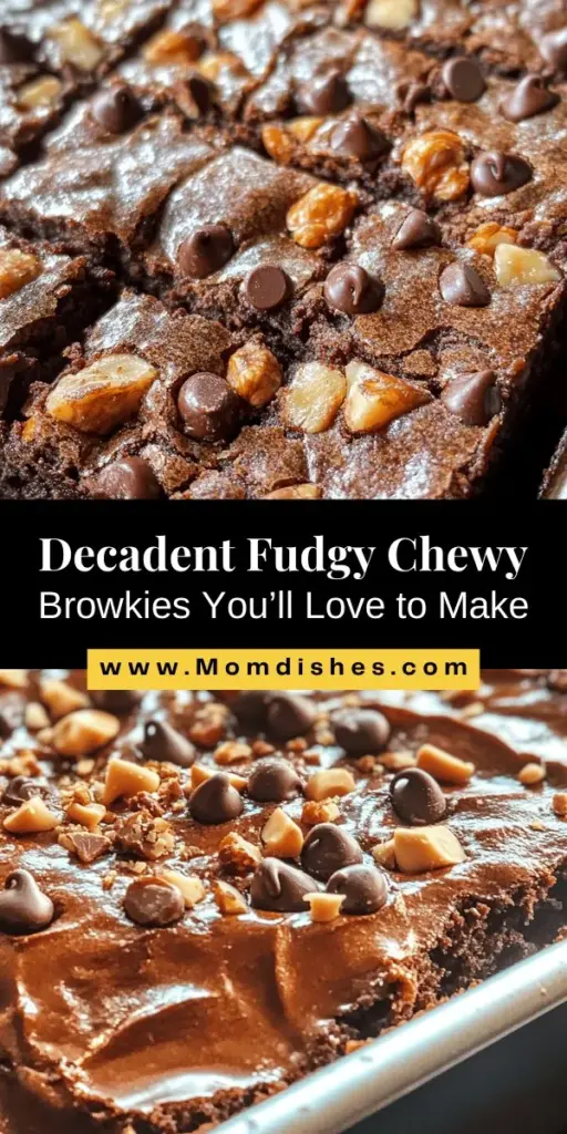 Discover the ultimate dessert fusion with these fudgy chewy browkies! This delightful recipe combines the rich texture of brownies with the chewy goodness of cookies, creating a treat that chocolate lovers will adore. With simple ingredients and easy steps, anyone can whip up a batch perfect for any occasion. Customize with your favorite mix-ins for added flavor! Enjoy them warm or with ice cream for a next-level indulgence. #baking #dessert #recipes #browkies #chocolate #homemade #yum