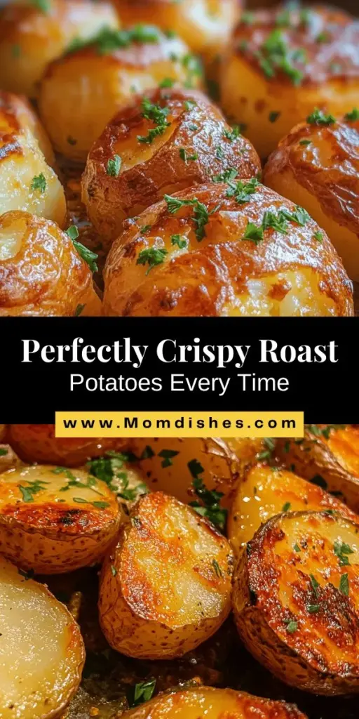 Discover the secret to making the best crispy roast potatoes with this ultimate guide! Learn about the ideal potato variety, effective cooking techniques, and flavorful seasoning that will transform your meals. Perfect as a side dish for any occasion, these golden, crunchy potatoes are sure to impress. Get ready to elevate your dining experience with this classic favorite! #RoastPotatoes #CrispyPotatoes #CookingTips #FoodLovers #ComfortFood #YukonGold #DeliciousRecipes #HomeCooking