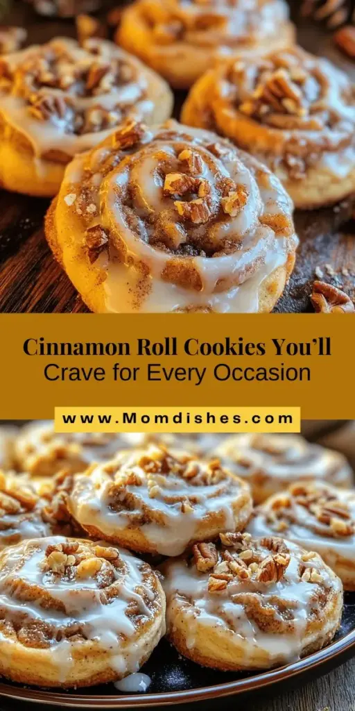 Indulge in the delightful fusion of flavors with these Cinnamon Roll Cookies! Soft, chewy cookies filled with gooey cinnamon goodness and topped with a sweet glaze make the perfect treat for any occasion. Whether you're hosting a gathering or enjoying a cozy afternoon, these cookies are sure to impress. Discover the best tips and techniques for creating these scrumptious sweets at home! #CinnamonRollCookies #Baking #Dessert #Cookies #SweetTreats #HomeBaking #Foodie