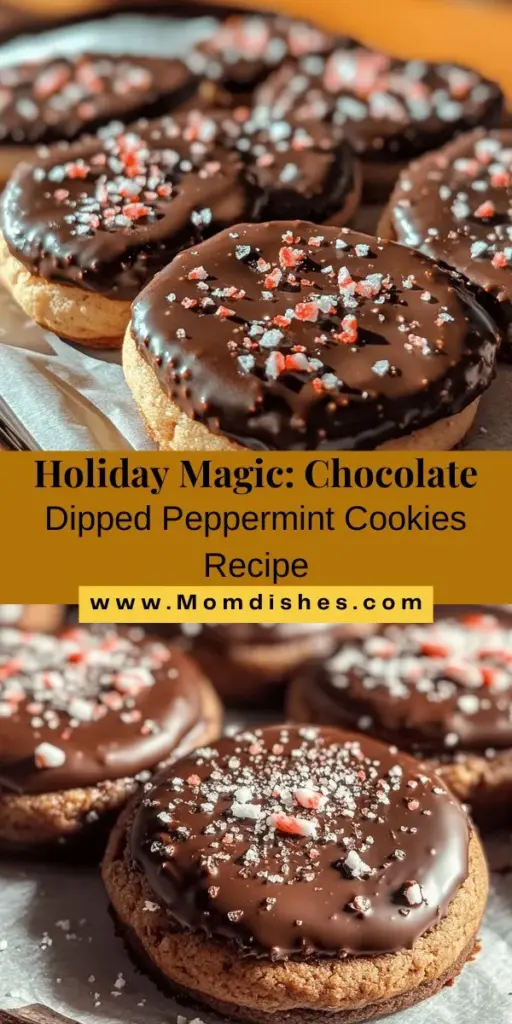 Get ready to impress your family and friends this holiday season with irresistible chocolate dipped peppermint cookies. This festive treat combines the rich taste of chocolate with a refreshing hint of peppermint, creating a delightful contrast of flavors. Our step-by-step guide will help you make soft, chewy cookies that are perfect for sharing or gifting. Enjoy the warmth of baking while creating sweet memories that capture the spirit of the holidays.