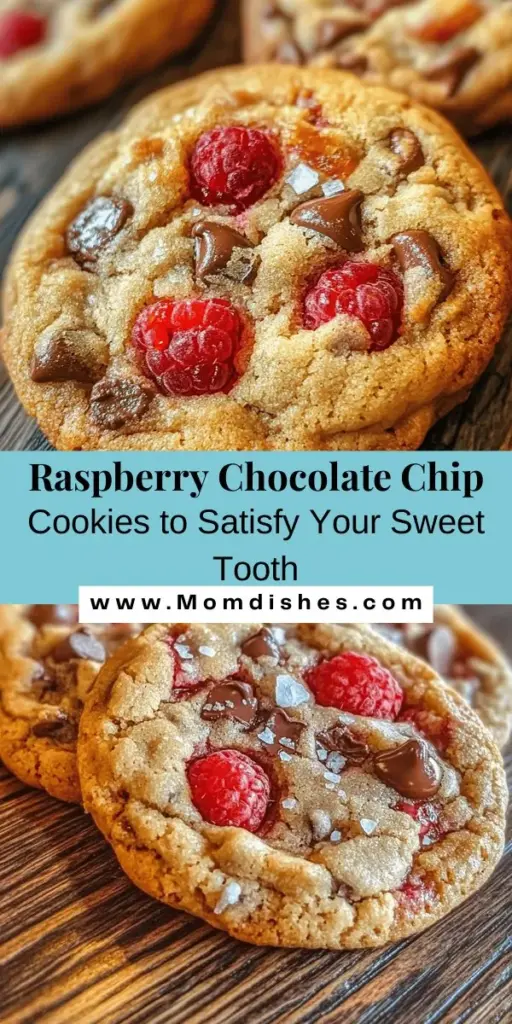 Indulge in the sweet joy of baking with these Raspberry Chocolate Chip Cookies! This delightful recipe combines rich chocolate with the refreshing bite of tart raspberries, creating a perfect balance of flavors. Ideal for any occasion, these cookies promise a visually stunning and delicious treat. Follow our step-by-step guide to craft these irresistible cookies that will impress your family and friends. #Cookies #Baking #ChocolateChip #Raspberry #Dessert #Homemade #SweetTreats