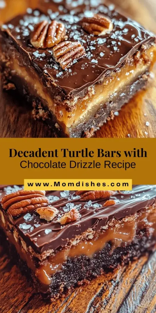 Indulge in the delightful layers of homemade Turtle Bars, a sweet treat featuring rich chocolate, gooey caramel, and crunchy pecans. Perfect for gatherings or a cozy night in, these bars are easy to make and even more enjoyable to share with loved ones. With simple ingredients and a few steps, you can create a dessert that’s sure to impress. Get ready to savor every bite of this decadent delight! #TurtleBars #Dessert #Baking #ChocolateTreats #SweetTooth #HomemadeHappiness