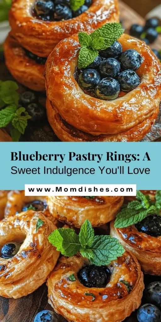 Elevate your dessert game with these irresistible Blueberry Pastry Rings filled with vanilla cream! These elegant treats feature flaky puff pastry encasing juicy blueberries and a luscious cream filling, perfect for any occasion. Whether you're hosting a gathering or treating yourself, this delightful recipe is sure to impress. Check out our step-by-step guide to create your own stunning dessert masterpiece. #BlueberryPastry #DessertGoals #BakingInspiration #SweetTreats #PastryRecipes #VanillaCream #FoodieFavorites