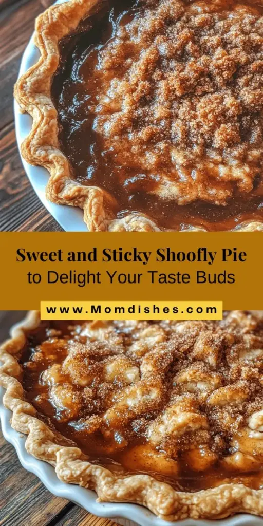 Discover the delightful world of Shoofly Pie with this Sweet & Sticky recipe! A treasured staple of Pennsylvania Dutch culture, this pie features a rich, gooey molasses filling topped with a buttery crumb layer. Not only will you dive into its fascinating history, but you’ll also find easy step-by-step instructions for baking your own. Perfect for family gatherings or a cozy dessert at home! #ShooflyPie #Baking #DessertRecipe #PennsylvaniaDutch #TraditionalBaking #ComfortFood