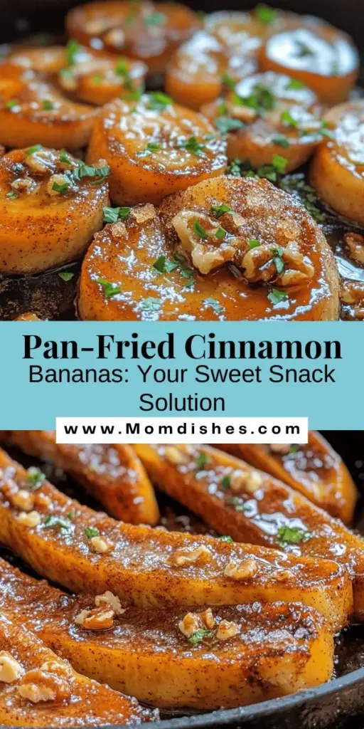 Indulge in the warmth of pan-fried cinnamon bananas, a quick and delightful treat perfect for any time of day. These tender, caramelized bananas sprinkled with cinnamon create a comforting dessert that’s easy to make and satisfyingly sweet. Customize them with toppings like ice cream, whipped cream, or nuts for an extra touch. Enjoy this recipe that brings joy and a burst of flavor to your palate! #CinnamonBananas #EasyDessert #SweetTreats #ComfortFood #BananaRecipes #QuickSnacks