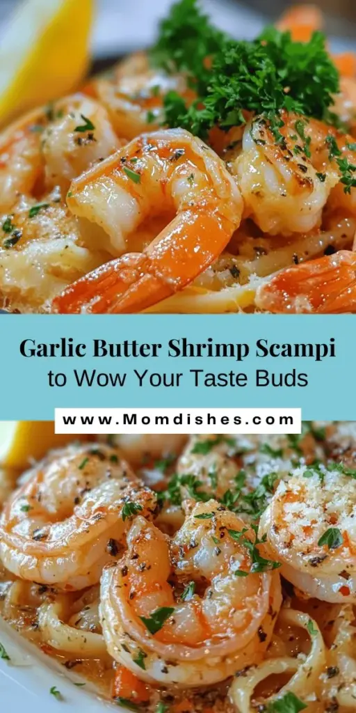 Discover the deliciousness of Sizzling Garlic Butter Shrimp Scampi, an Italian-American classic that combines succulent shrimp with a rich garlic butter sauce. Perfect for any occasion, this dish is easy to make and simply irresistible! Elevate your dining experience with fresh ingredients, a hint of lemon, and a splash of white wine. Serve it over pasta for comfort or alongside crusty bread for a delightful twist. #ShrimpScampi #SeafoodLovers #EasyRecipes #ItalianFood #GarlicButter #PastaDinner #CookingAtHome