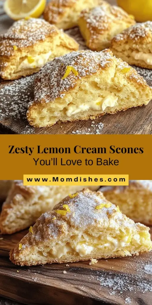 Make your tea time extra special with Luscious Lemon Cream Scones! This delightful recipe combines buttery goodness with a refreshing burst of lemon, creating the perfect balance of flavors. Ideal for brunch or afternoon tea, these scones are easy to make and sure to impress. Discover the history, essential ingredients, and step-by-step instructions to bake your own lemon-infused treats at home. Enjoy with clotted cream or lemon curd for an exquisite experience! #LemonScones #Baking #TeaTime #SconeRecipe #CitrusDesserts #BrunchIdeas #HomemadeTreats