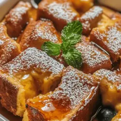 French toast casseroles have become a beloved breakfast dish for many, merging the comfort of traditional French toast with the convenience of a make-ahead casserole. The allure of these casseroles lies not only in their deliciously tender and custardy texture but also in their ability to feed a crowd with minimal fuss. Whether it’s a cheerful brunch with friends or a festive holiday gathering, this versatile dish is sure to impress and satisfy.