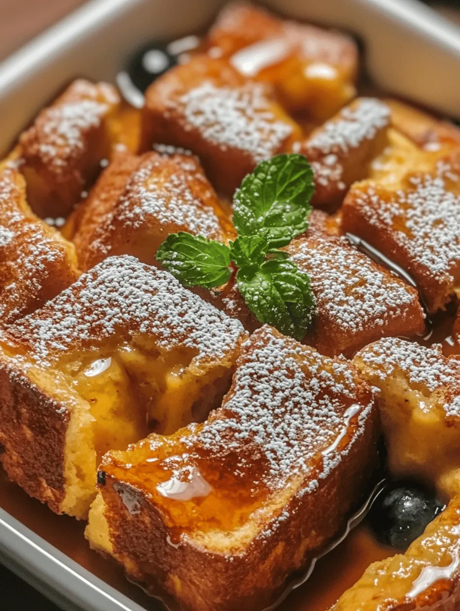 French toast casseroles have become a beloved breakfast dish for many, merging the comfort of traditional French toast with the convenience of a make-ahead casserole. The allure of these casseroles lies not only in their deliciously tender and custardy texture but also in their ability to feed a crowd with minimal fuss. Whether it’s a cheerful brunch with friends or a festive holiday gathering, this versatile dish is sure to impress and satisfy.