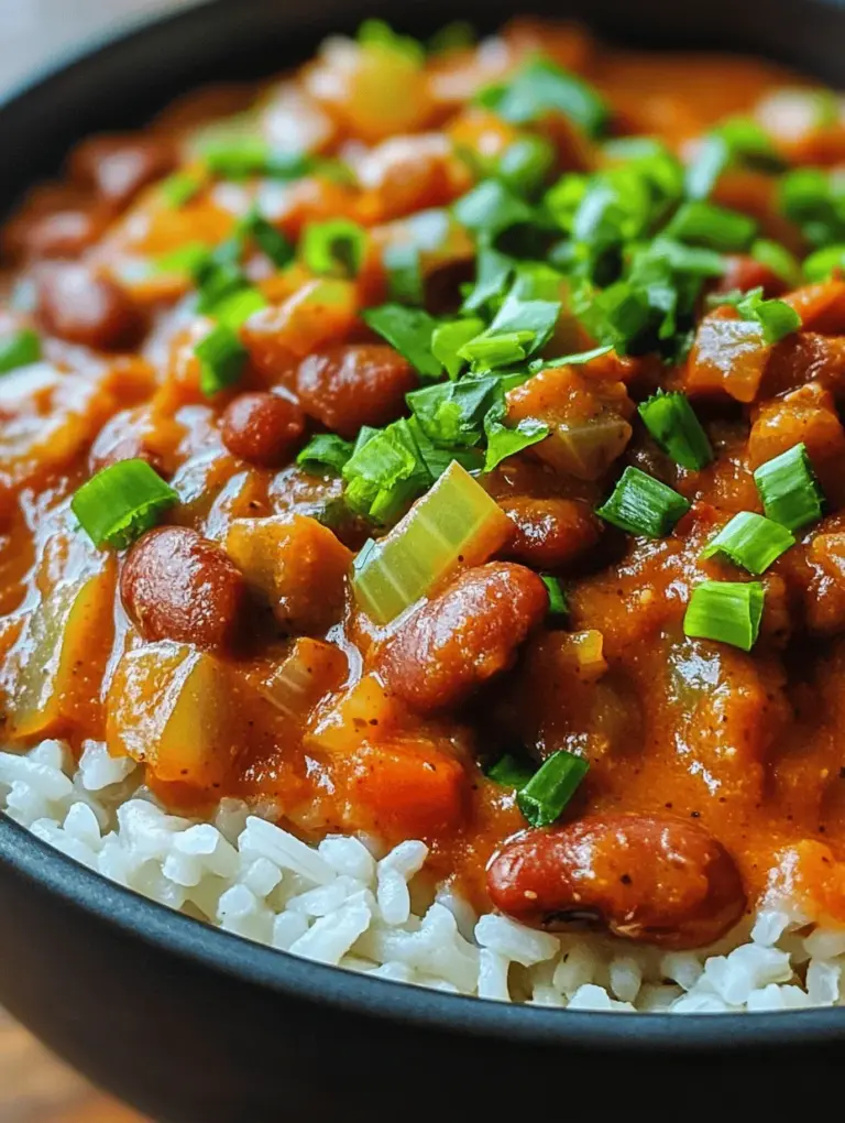 Red beans and rice hold a special place in Southern cuisine, deeply rooted in the cultural tapestry of the region. This classic dish, often associated with Louisiana Creole cooking, emerged from the traditions of African American communities, where it became a staple due to its simplicity, flavor, and nourishing qualities. Originally prepared on Mondays, when many households had leftover meats from the weekend, red beans and rice evolved into a beloved comfort food that embodies warmth and community. The combination of creamy, hearty beans and fluffy rice makes it an ideal meal for family gatherings or a cozy weeknight dinner.