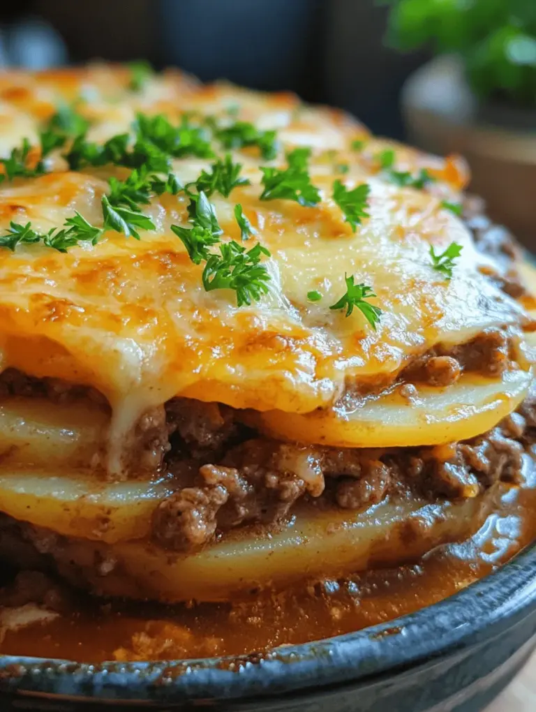 If you’re searching for a dish that captures the essence of comfort food, look no further than the Savory Ground Beef and Potato Delight. This hearty meal is perfect for family dinners, bringing together rich flavors and satisfying textures. With a combination of ground beef and tender potatoes, this dish is not only delicious but also incredibly filling, making it an ideal choice for those chilly evenings when you crave something warm and nourishing.