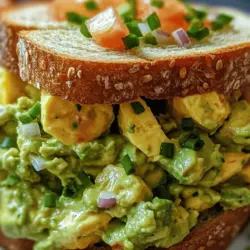 The appeal of this recipe extends beyond its delicious taste. The ingredients used in the Creamy Avocado Egg Salad Sandwich boast significant health benefits that can contribute to a balanced diet. Let’s take a closer look at the key ingredients and their nutritional profiles.