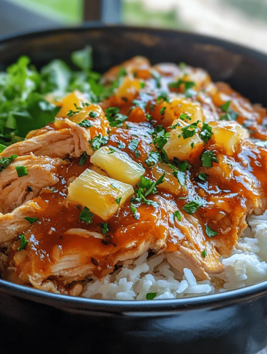 To create an unforgettable Sweet Pineapple Delight Chicken, it's essential to understand the unique flavors that each ingredient contributes to the dish. The key components include boneless, skinless chicken thighs, crushed pineapple, and your choice of barbecue sauce. Each ingredient plays a crucial role in defining the overall taste and texture of this dish, making their selection paramount.