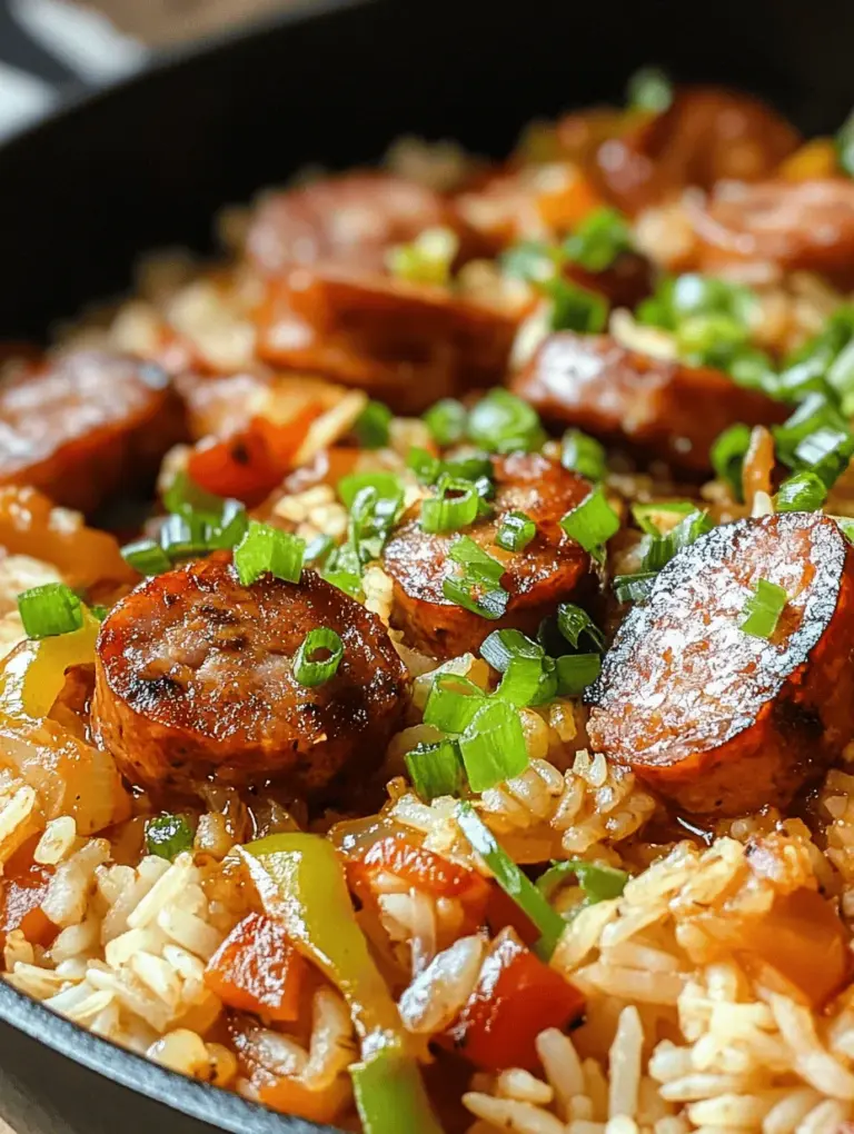 If you’re looking for a dish that embodies the vibrant, bold flavors of Southern cooking, look no further than the Cajun Sausage and Rice Skillet. This one-pan wonder is not only a celebration of Cajun culinary traditions but also an incredibly practical choice for busy weeknight dinners or leisurely weekend family meals. With just a handful of ingredients and minimal cleanup, this recipe brings a burst of flavor to your table with ease.