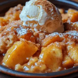 Peach cobbler is a classic American dessert that evokes nostalgia with every bite. Its warm, comforting flavors and sweet, juicy peaches make it a favorite for summer barbecues, holiday gatherings, and cozy family dinners. What sets it apart from other desserts is its delightful combination of a soft, cake-like topping and a luscious peach filling, creating a perfect harmony of flavors and textures.