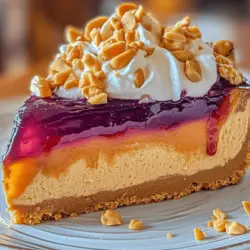 If you're a fan of comfort food, then the combination of peanut butter and jelly likely brings back fond memories of childhood lunches and carefree afternoons. Now, imagine that nostalgic flavor transformed into a luscious cheesecake that balances creamy richness with the sweetness of jelly and a satisfying crunch from the crust. That is exactly what the Peanut Butter and Jelly Cheesecake offers.