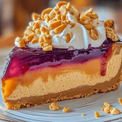 If you're a fan of comfort food, then the combination of peanut butter and jelly likely brings back fond memories of childhood lunches and carefree afternoons. Now, imagine that nostalgic flavor transformed into a luscious cheesecake that balances creamy richness with the sweetness of jelly and a satisfying crunch from the crust. That is exactly what the Peanut Butter and Jelly Cheesecake offers.