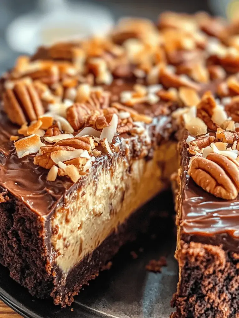 To truly appreciate the German Chocolate Cheesecake Delight, it’s essential to understand its components. Each layer plays a crucial role in the overall flavor and texture, contributing to the delightful experience that awaits you in every bite.