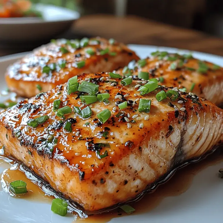 If you're seeking a dish that combines a delightful balance of sweet, spicy, and savory flavors, look no further than Honey Sriracha Glazed Salmon. This recipe has gained traction not only for its incredible taste but also for its ease of preparation, making it an excellent choice for busy weeknights or special occasions alike. The star of the dish, salmon, is a healthy protein source packed with omega-3 fatty acids, making it as nutritious as it is delicious.