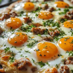 Breakfast is often hailed as the most important meal of the day, and for good reason. It sets the tone for the hours to come, providing the energy and motivation to tackle whatever lies ahead. But why settle for the same old routine when you can elevate your morning experience? Enter the Biscuits and Sausage Gravy Breakfast Pizza—a delightful mashup of two beloved breakfast staples that will not only tantalize your taste buds but also impress your family and friends.