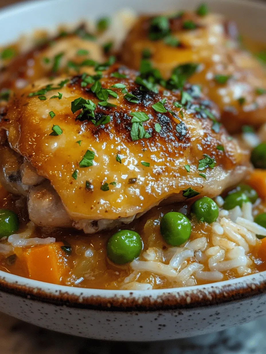 In the realm of comfort food, few dishes can compete with the simplicity and satisfaction of Forgotten Chicken and Rice. This delightful one-pot meal combines succulent chicken thighs and fluffy rice, creating a harmonious blend of flavors that is both hearty and nourishing. The charm of this dish lies in its ease of preparation, making it an ideal choice for busy weeknights or family gatherings. With minimal effort, you can whip up a complete meal that tantalizes the taste buds and warms the soul.