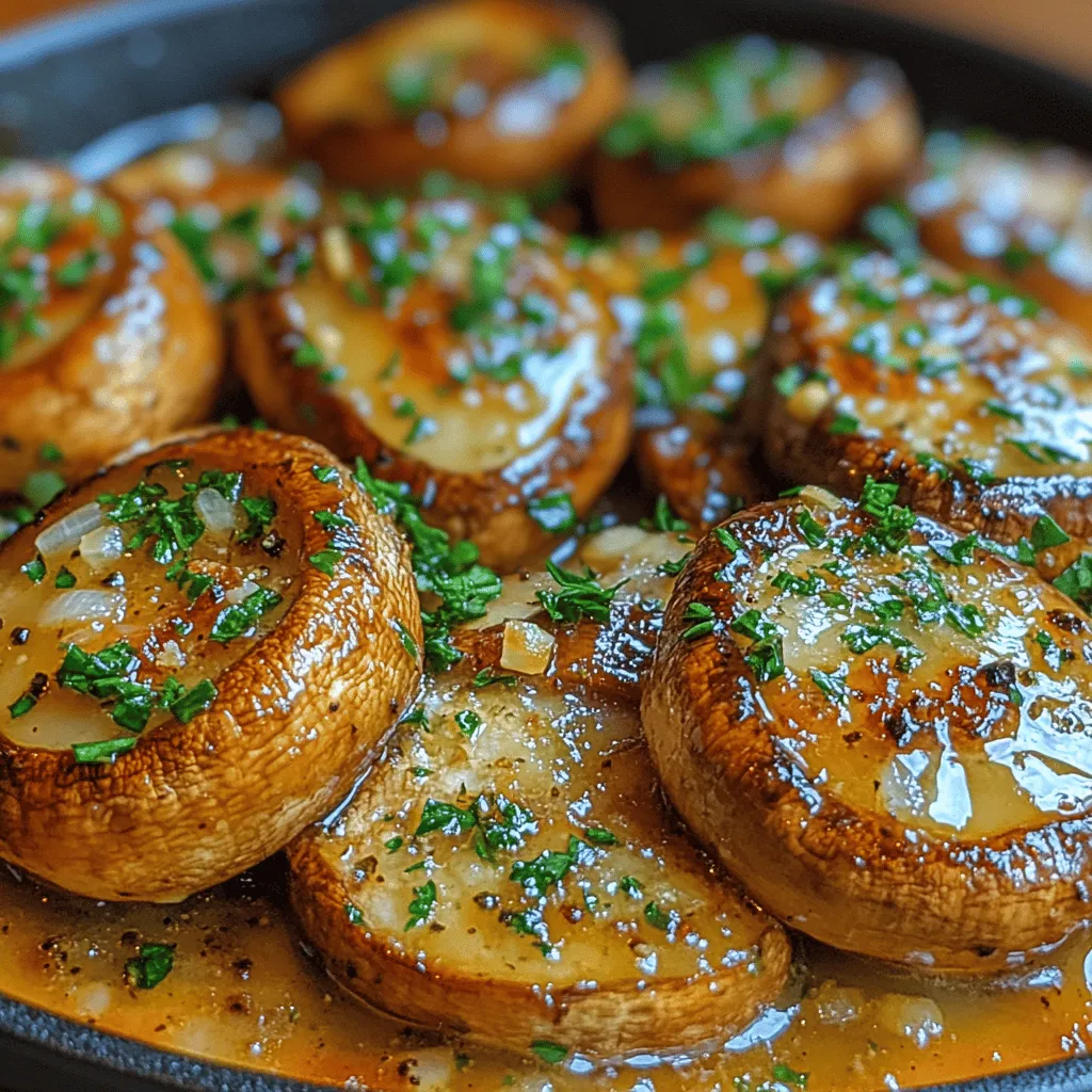 Sizzling Garlic Butter Mushrooms: A Flavorful Delight