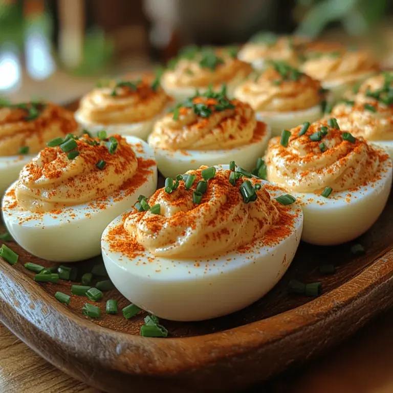 The term "deviled" dates back to the 18th century and was originally used to describe dishes that were spicy or cooked with mustard or pepper. The concept of stuffing eggs can be traced back to ancient Roman times, where boiled eggs were combined with various ingredients, and the yolks were often mixed with herbs and spices.