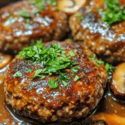 Salisbury steak is a beloved comfort food that brings warmth and nostalgia to the dinner table. This dish, featuring savory beef patties generously smothered in a rich mushroom gravy, is not only satisfying but also easy to prepare, making it a perfect choice for weeknight dinners or special gatherings. The combination of flavors and textures in Salisbury steak is sure to please even the most discerning palates, providing a hearty meal that everyone will enjoy. In this article, we will delve into the intriguing history of Salisbury steak, discuss the importance of high-quality ingredients, and provide a detailed, step-by-step guide to making the best Salisbury steak with mushroom gravy that will impress your family and friends.