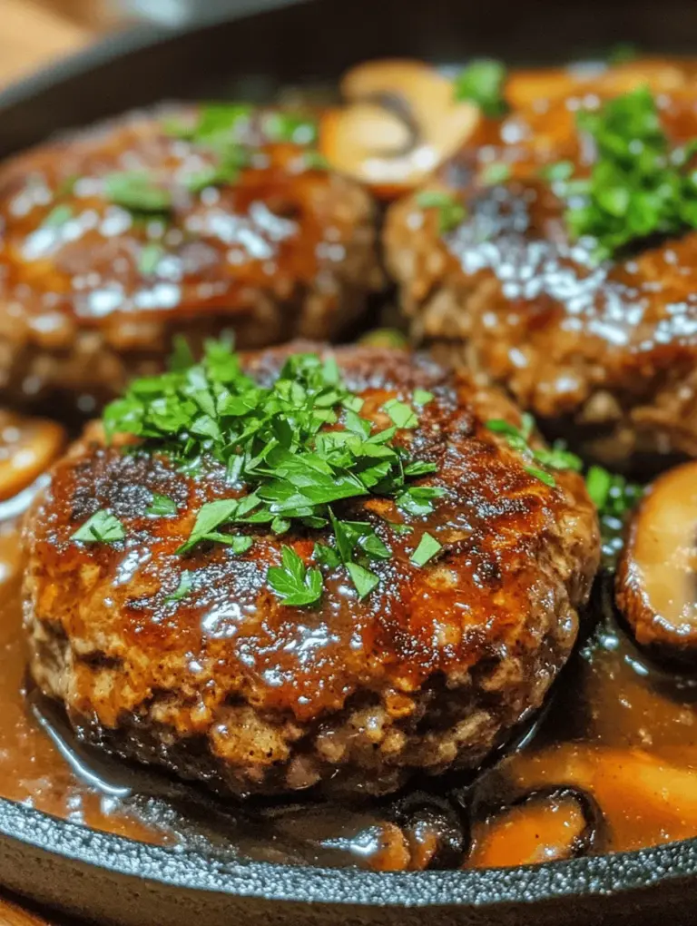 Salisbury steak is a beloved comfort food that brings warmth and nostalgia to the dinner table. This dish, featuring savory beef patties generously smothered in a rich mushroom gravy, is not only satisfying but also easy to prepare, making it a perfect choice for weeknight dinners or special gatherings. The combination of flavors and textures in Salisbury steak is sure to please even the most discerning palates, providing a hearty meal that everyone will enjoy. In this article, we will delve into the intriguing history of Salisbury steak, discuss the importance of high-quality ingredients, and provide a detailed, step-by-step guide to making the best Salisbury steak with mushroom gravy that will impress your family and friends.