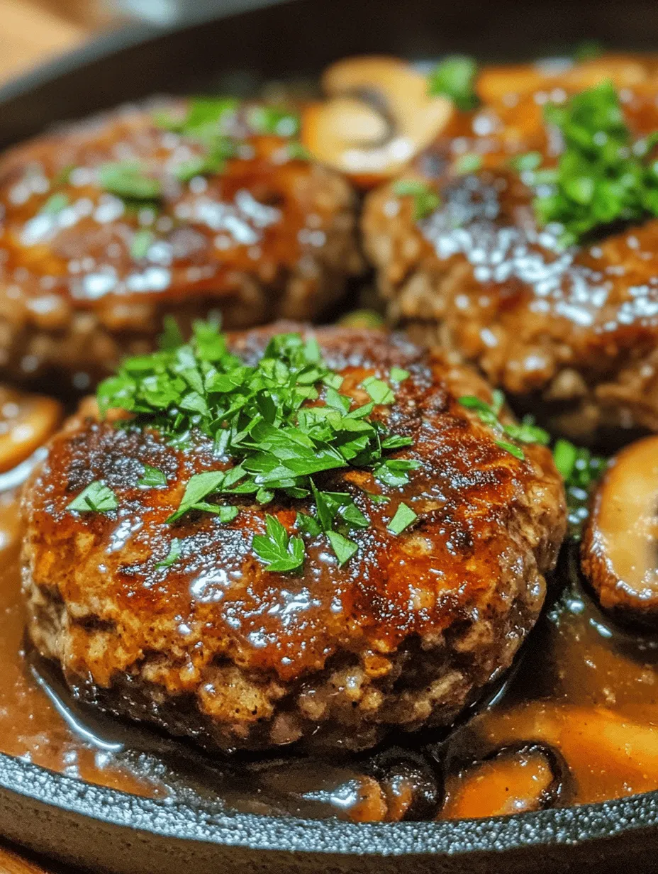 Salisbury steak is a beloved comfort food that brings warmth and nostalgia to the dinner table. This dish, featuring savory beef patties generously smothered in a rich mushroom gravy, is not only satisfying but also easy to prepare, making it a perfect choice for weeknight dinners or special gatherings. The combination of flavors and textures in Salisbury steak is sure to please even the most discerning palates, providing a hearty meal that everyone will enjoy. In this article, we will delve into the intriguing history of Salisbury steak, discuss the importance of high-quality ingredients, and provide a detailed, step-by-step guide to making the best Salisbury steak with mushroom gravy that will impress your family and friends.