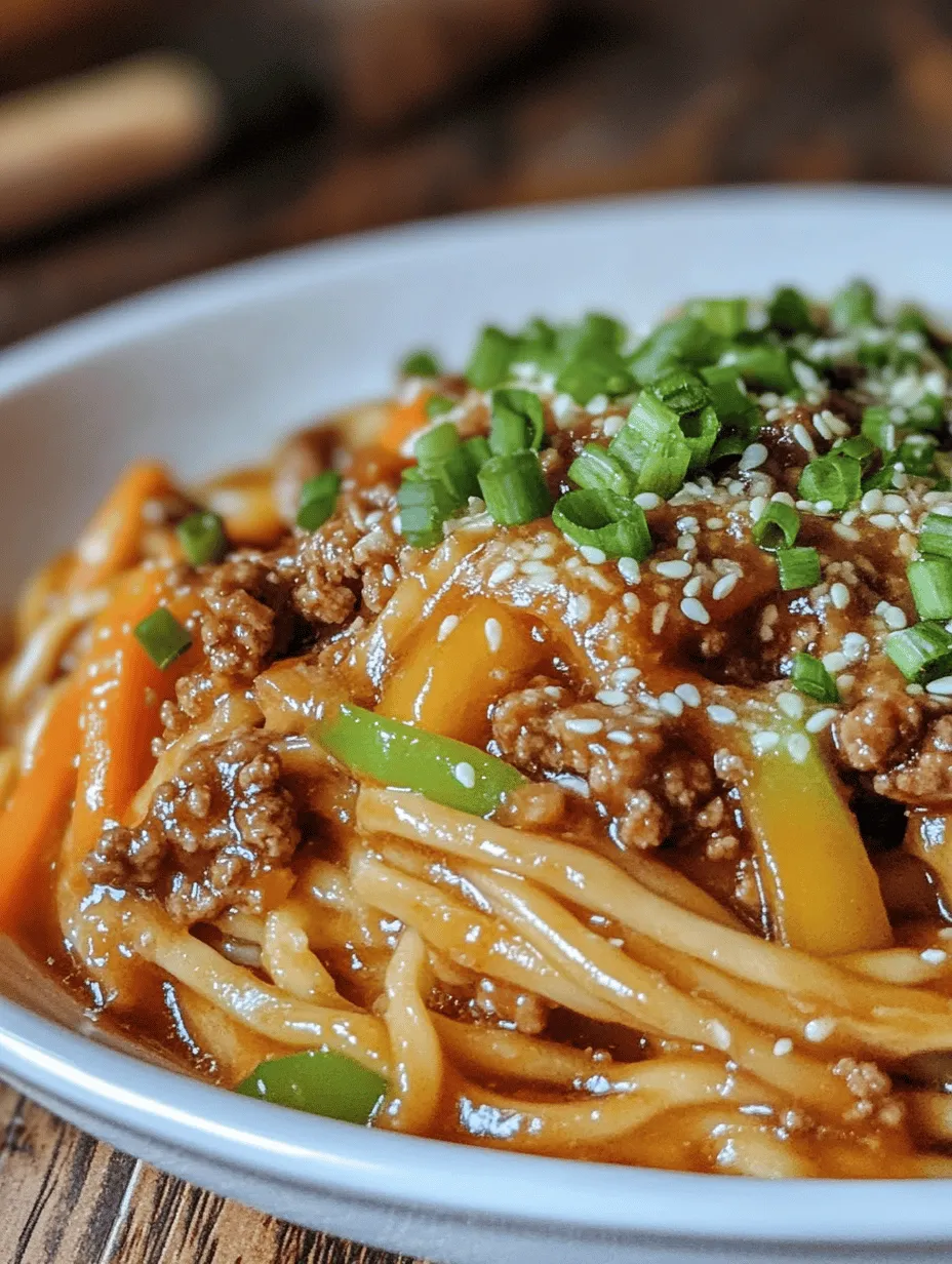 Welcome to the world of Sweet and Savory Mongolian Ground Beef Noodles, a delightful dish that perfectly marries the robust flavors of Mongolian cuisine with a modern twist. This recipe embodies a fusion of sweet and savory elements, offering a satisfying meal that can be prepared quickly without compromising on taste. In today's fast-paced lifestyle, the demand for quick, flavorful meals has never been higher, and this dish rises to the occasion with its ease of preparation and mouthwatering profile.