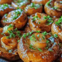 If you’re looking for a side dish that marries simplicity with gourmet flavor, buttery herb garlic mushrooms are the answer. This dish is not only visually appealing but also delivers a rich, savory profile that elevates any meal. Perfect as a side for grilled meats, tossed into pasta, or served over crusty bread, these mushrooms are incredibly versatile. The combination of buttery richness, aromatic garlic, and fresh herbs creates a mouthwatering experience that is hard to resist.