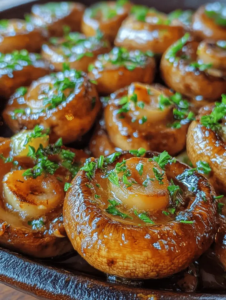 If you’re looking for a side dish that marries simplicity with gourmet flavor, buttery herb garlic mushrooms are the answer. This dish is not only visually appealing but also delivers a rich, savory profile that elevates any meal. Perfect as a side for grilled meats, tossed into pasta, or served over crusty bread, these mushrooms are incredibly versatile. The combination of buttery richness, aromatic garlic, and fresh herbs creates a mouthwatering experience that is hard to resist.