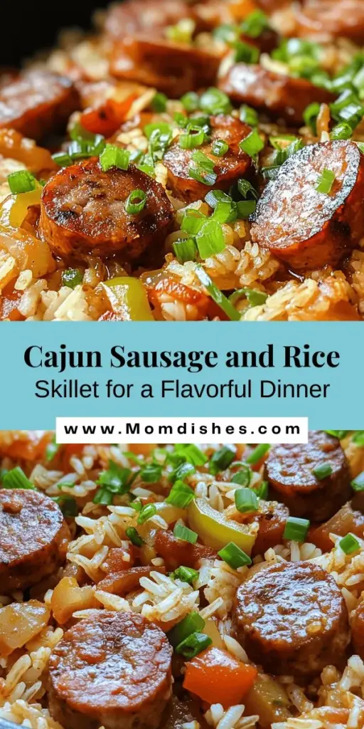 Discover the vibrant flavors of Cajun cuisine with this easy Cajun Sausage and Rice Skillet recipe. Perfect for busy weeknights or cozy family dinners, this one-pan dish features smoky Andouille sausage, fluffy long-grain rice, and a medley of aromatic vegetables. With its bold spices and comforting taste, it’s a delicious introduction to the rich culinary traditions of Louisiana. Enjoy a flavorful meal that's simple to prepare and even easier to love!