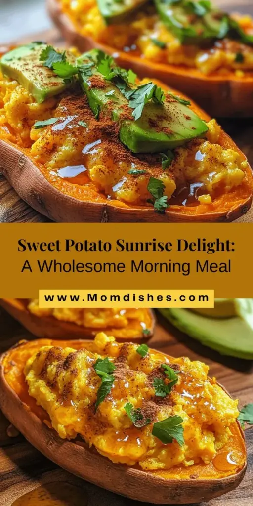 Start your day with a burst of flavor and nutrition with the Sunrise Sweet Potato Delight! This vibrant breakfast combines the natural sweetness of sweet potatoes with creamy scrambled eggs, aromatic spices, and a touch of maple syrup. Packed with vitamins, fiber, and healthy fats, this dish keeps you energized and satisfied throughout the morning. Whether you prefer savory or sweet, this easy recipe allows for endless customization, making breakfast exciting and wholesome. Enjoy a deliciously nourishing start to your day!