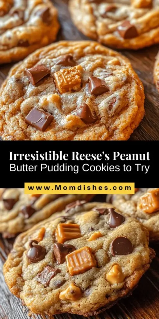 Discover the ultimate indulgence with Reese's Peanut Butter Pudding Cookies! This delicious recipe combines creamy peanut butter and rich chocolate for soft, chewy cookies that are sure to impress. Perfect for all bakers, these cookies are easy to make and a delightful treat for any occasion. With a few simple ingredients, you can create a mouthwatering cookie that brings joy to every bite. Get ready to bake and share these irresistible cookies with family and friends!