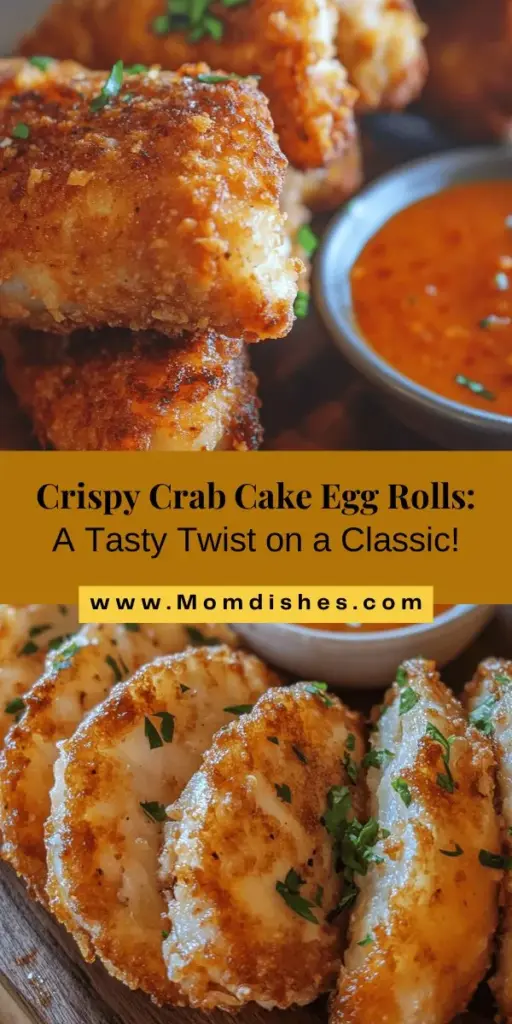 Discover the delicious fusion of flavors with crispy crab cake egg rolls. This unique twist on classic crab cakes features a golden, crunchy exterior that wraps around rich crab meat and savory seasonings. Perfect as an appetizer or party snack, these egg rolls are easy to make from scratch. Learn how to select quality ingredients, prepare the filling, and master the frying process. Impress your guests with this delightful treat that blends coastal tradition with contemporary flair!